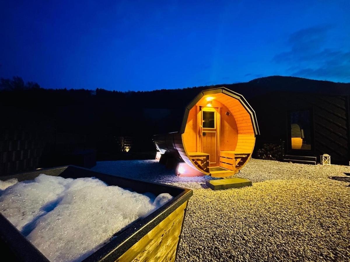 Voralpen Lodge - Ferienhaus Mit Gym, Sauna & Hot Tub Traisen 外观 照片